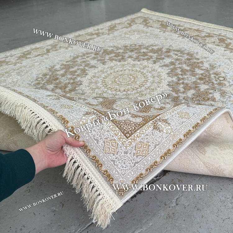 Иранский Ковер Медальон Для Гостиной Дизайн 30234