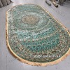 Овальный Ковер Медальон Арт 30068 Бирюзовый