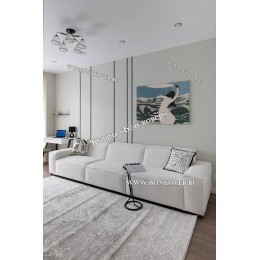 Белый Ковер Для Гостиной Дизайн 25577