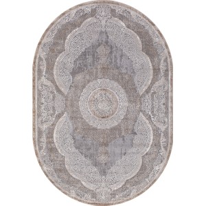 Ковер Armina 03880C GREY / BROWN Овал